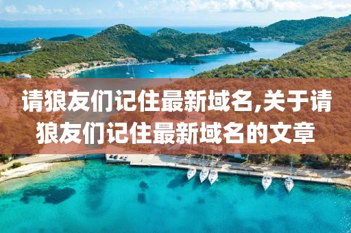 请狼友们记住最新域名,关于请狼友们记住最新域名的文章