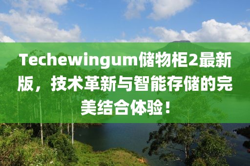 Techewingum储物柜2最新版，技术革新与智能存储的完美结合体验！