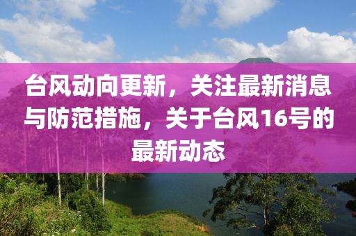 台风动向更新，关注最新消息与防范措施，关于台风16号的最新动态