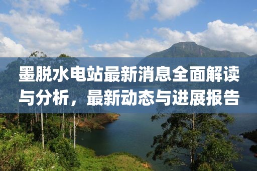 墨脱水电站最新消息全面解读与分析，最新动态与进展报告