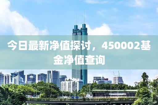 今日最新净值探讨，450002基金净值查询